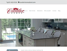 Tablet Screenshot of cavaliercontracting.com